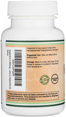Close-up of Huperzine A 200mcg label