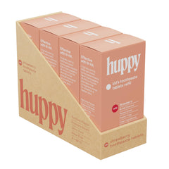 HUPPY Strawberry toothpaste tablets front view