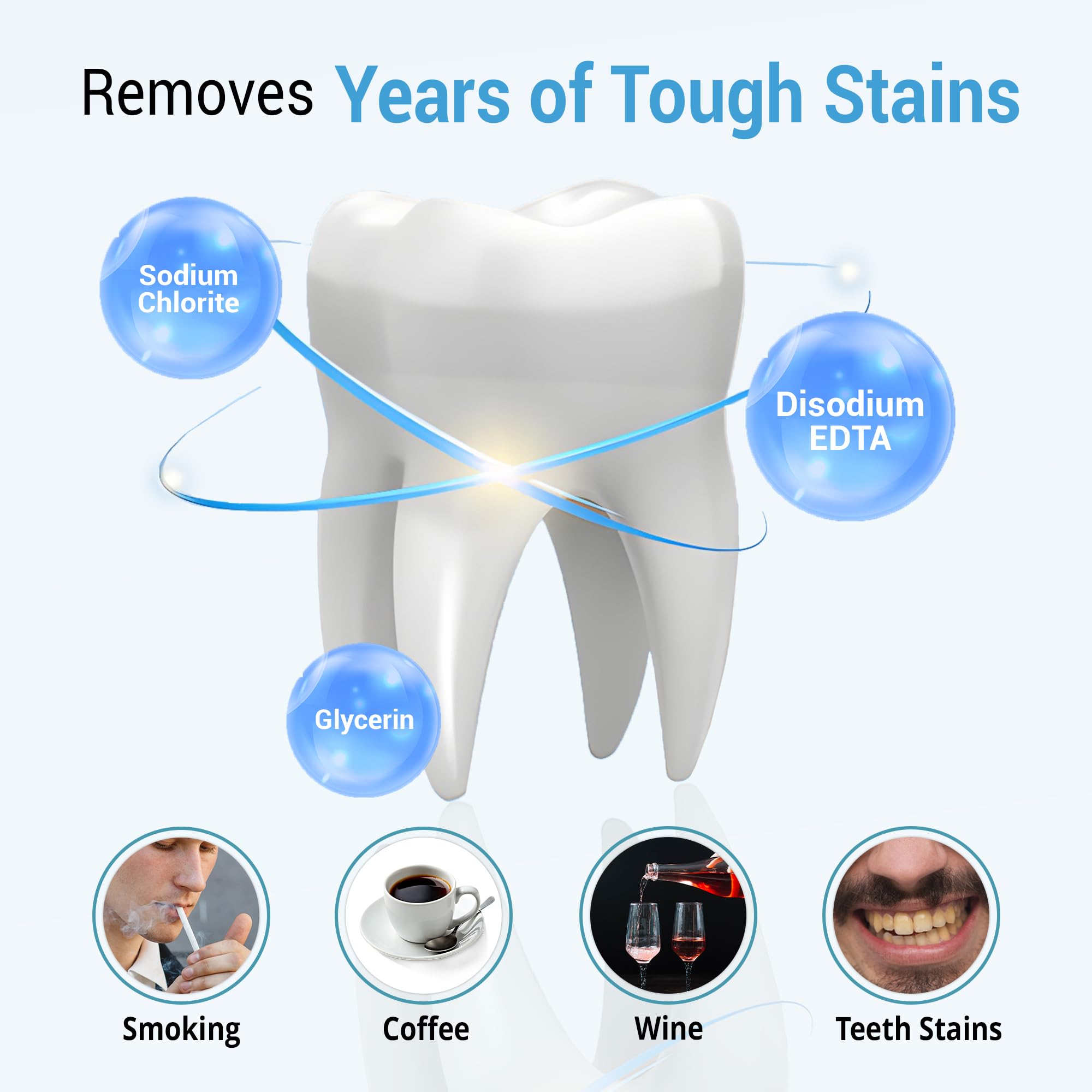 Dry strips for convenient on-the-go whitening