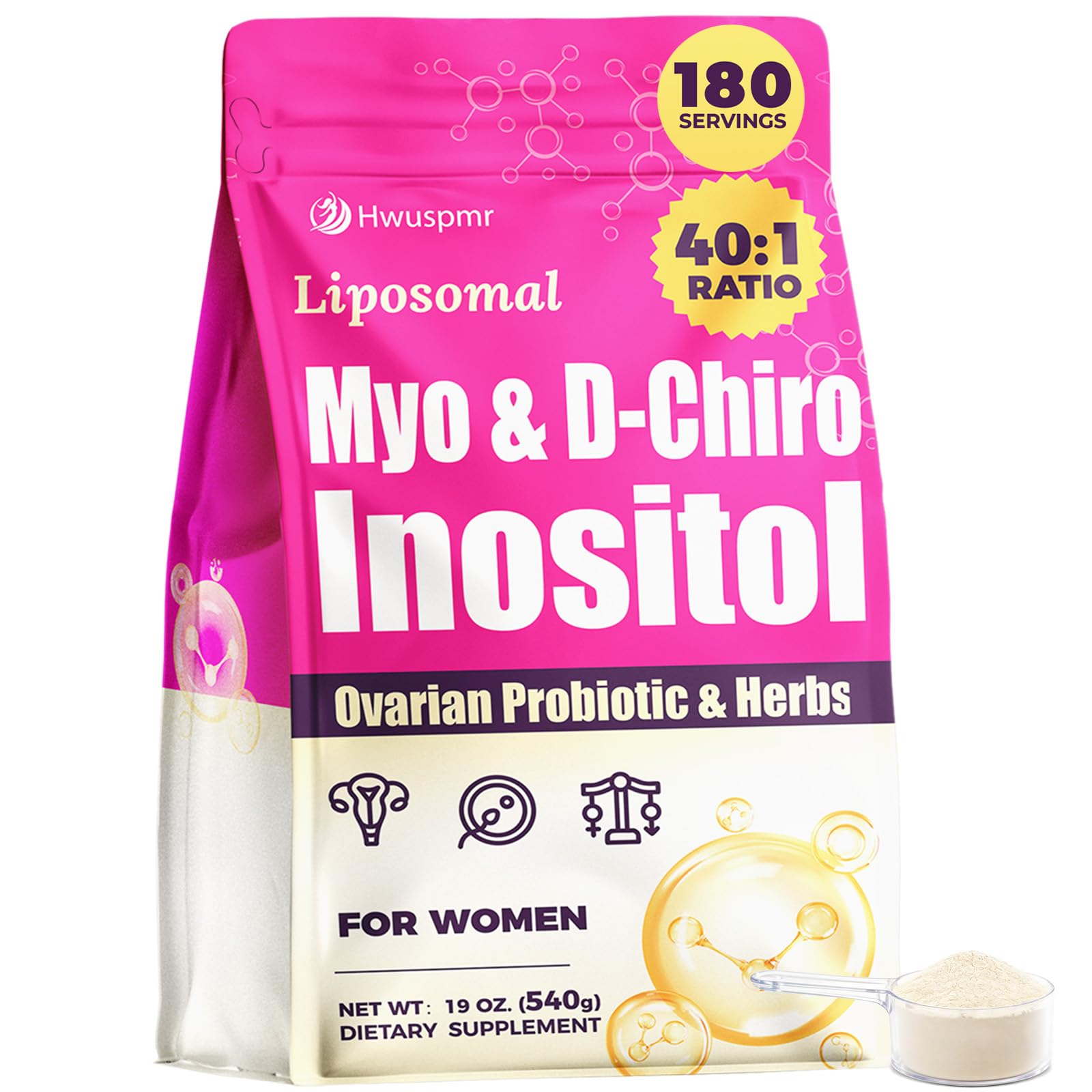 Hwuspmr front packaging showing product and benefits
