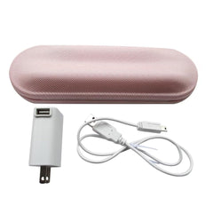 HX9210 Travel Charger Case with USB Cable - front view