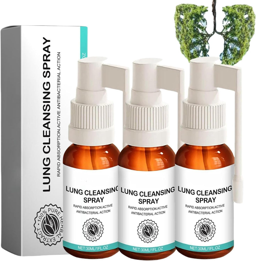 HXYDNBF Lung Cleansing Spray bottle side view