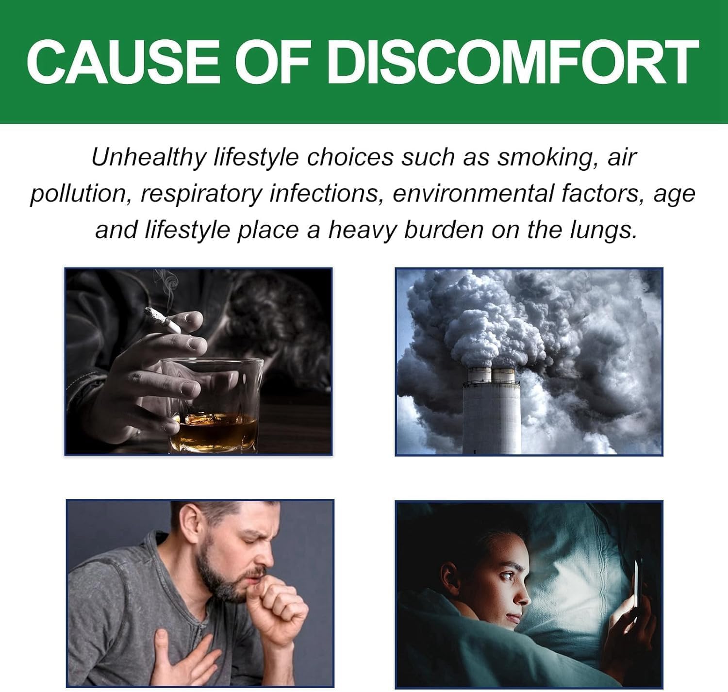 Botanical blend illustrating lung health support