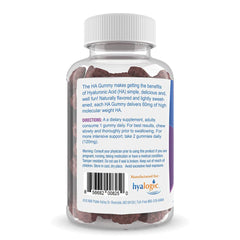 Ingredients panel for Hyalogic Hyaluronic Acid Gummies