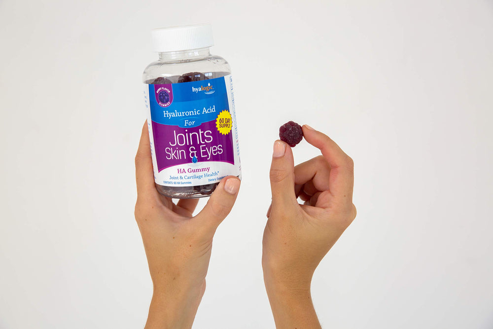 Product visual highlighting joint support benefits