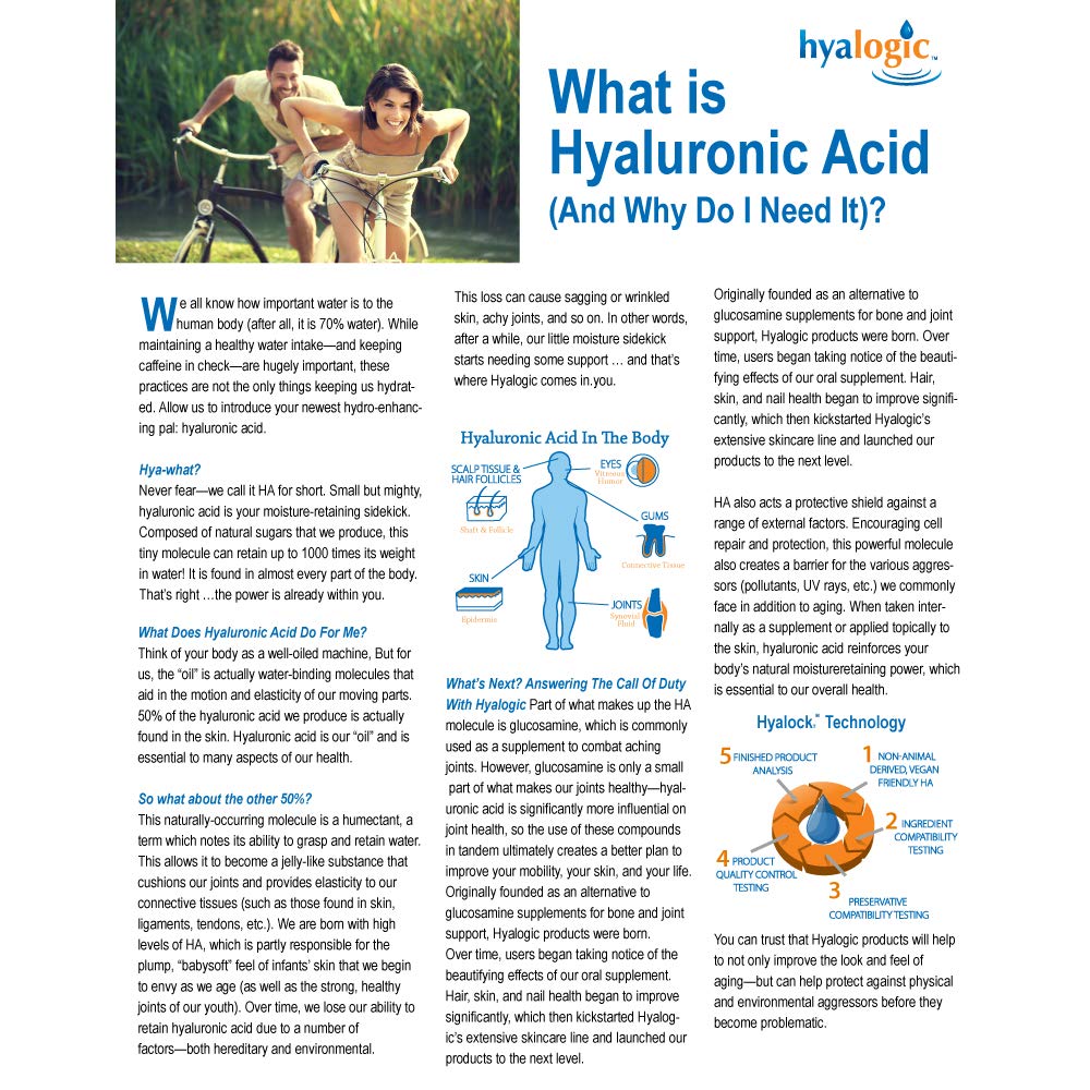 30-count Hyalogic Hyaluronic Acid Gummies packaging