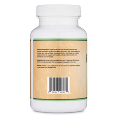 Gluten-free, non-GMO Hyaluronic Acid supplement label