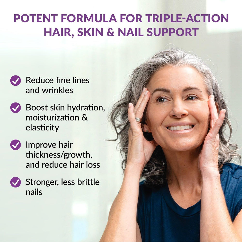 Hyaluronic acid with vitamin C, vitamin E, biotin and zinc blend