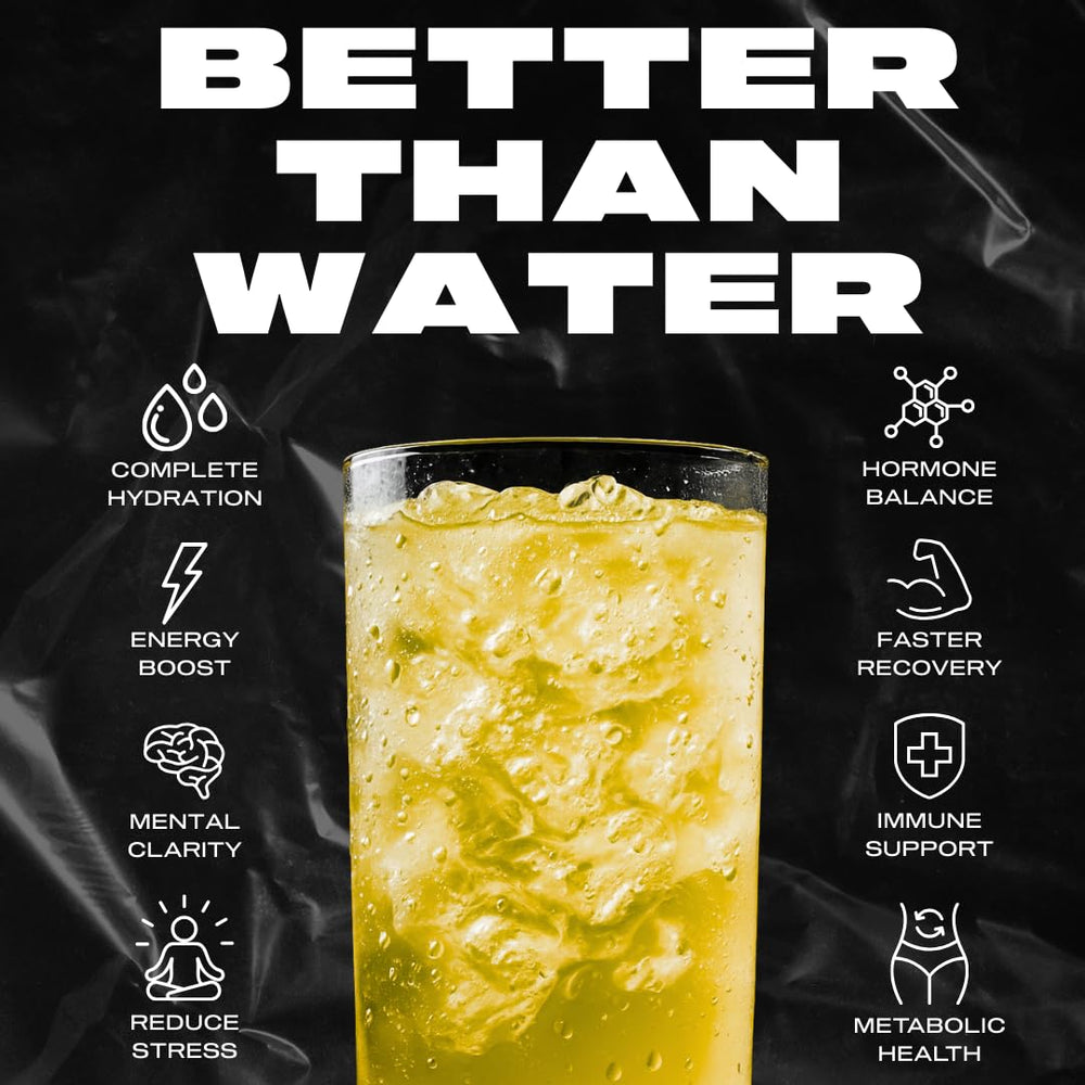 Hyburst passion fruit drink in a glass ready for calm focus and energy