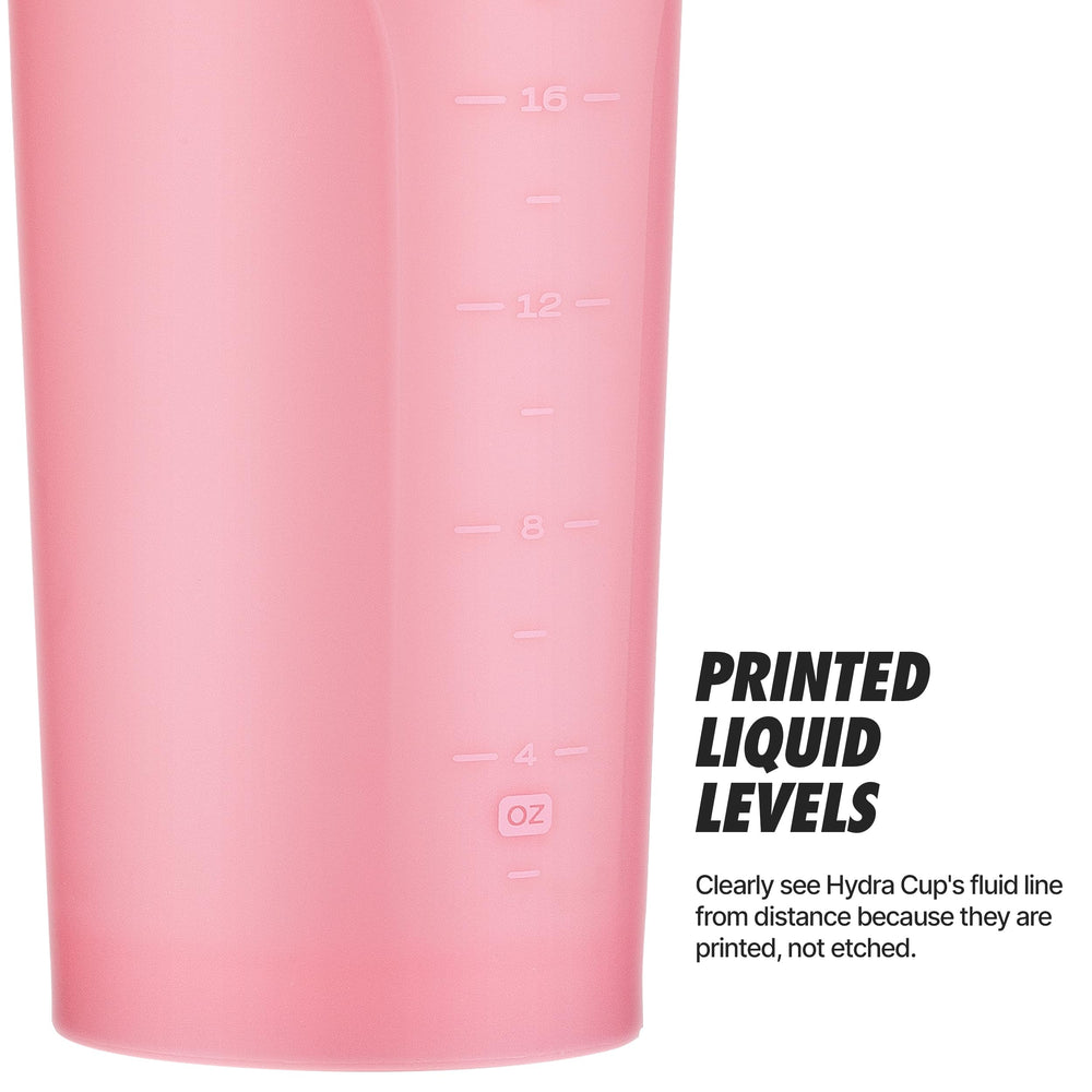 Hydra Cup ProFlow travel-ready handle for easy carrying.