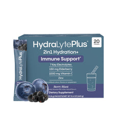 Hydralyte immunity-elderberry packets: convenient hydration with elderberry for daily wellness and immune support.