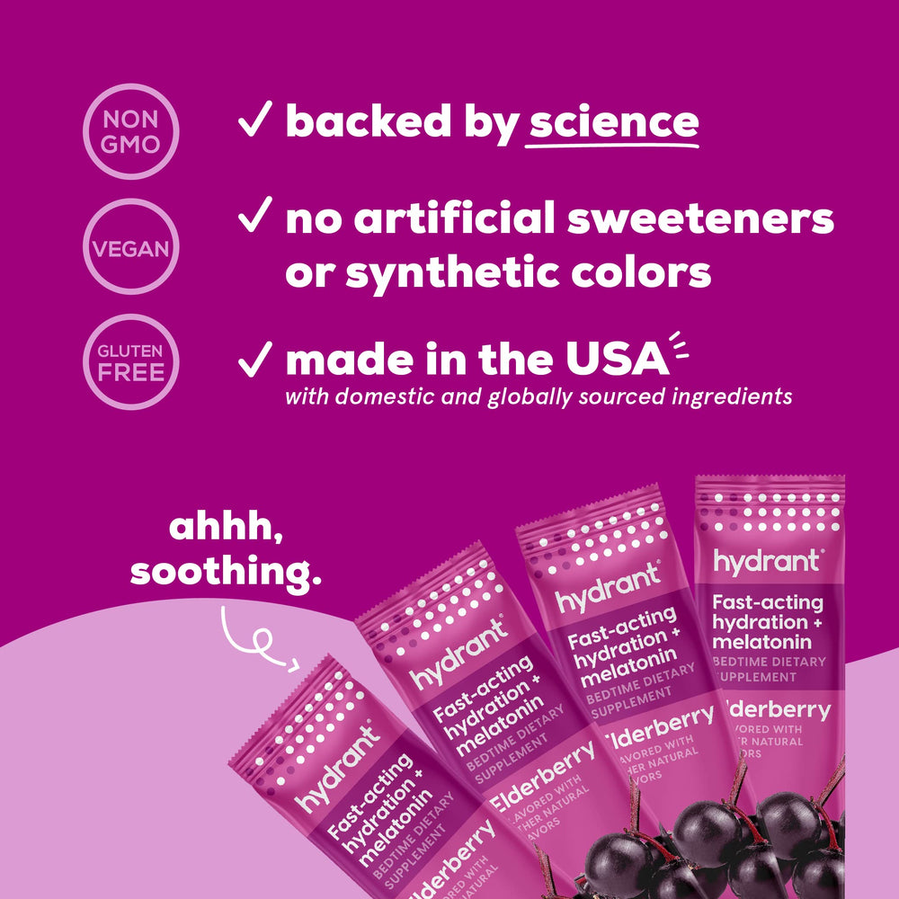 Single Hydrant Sleep stick pack in Elderberry flavor