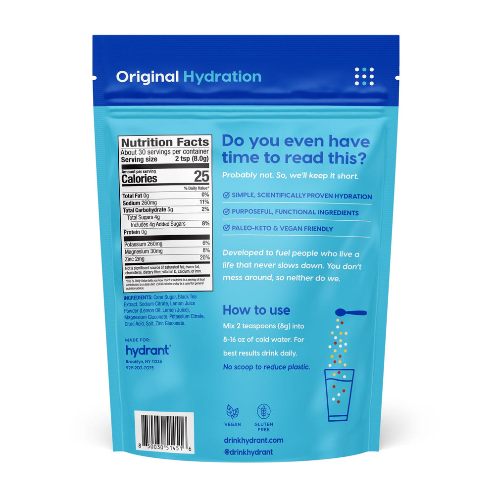 HYDRANT travel-friendly packaging simplifies hydration during trips.