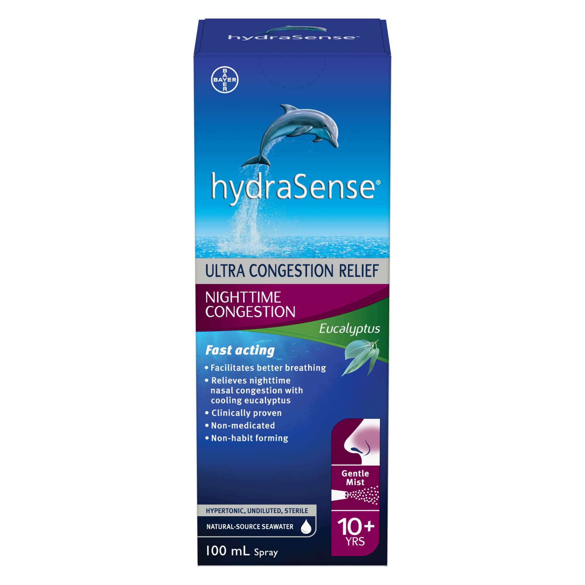 HydraSense Eucalyptus 100ml bottle