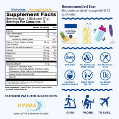 Hydra 4G electrolyte blend with magnesium, calcium, sodium, potassium