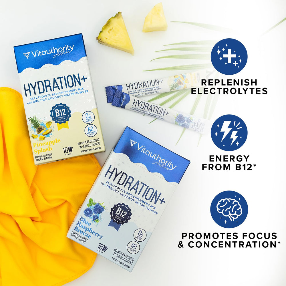 Vitamin C from acerola in electrolyte packets