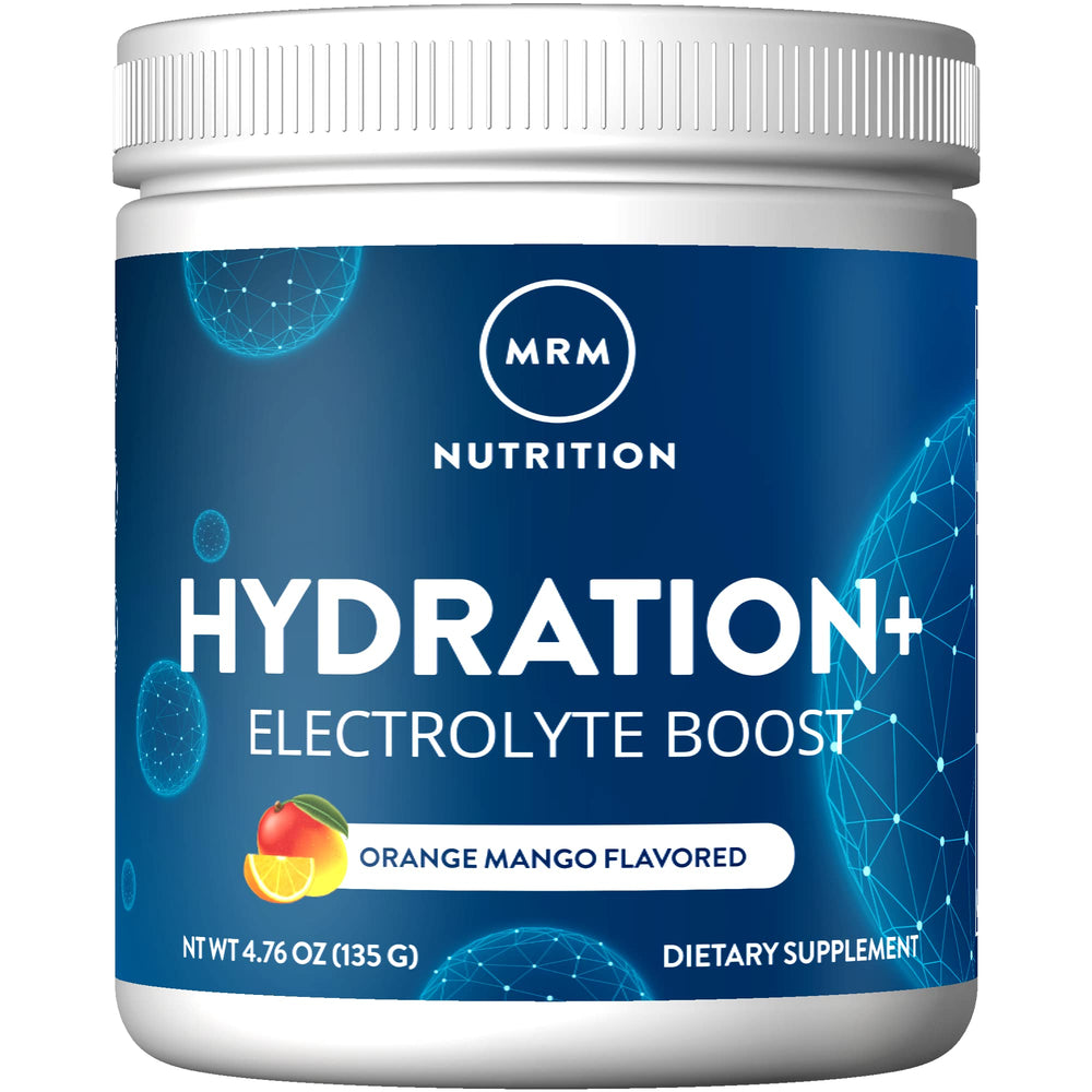 MRM Nutrition Hydration+ Orange Mango front label