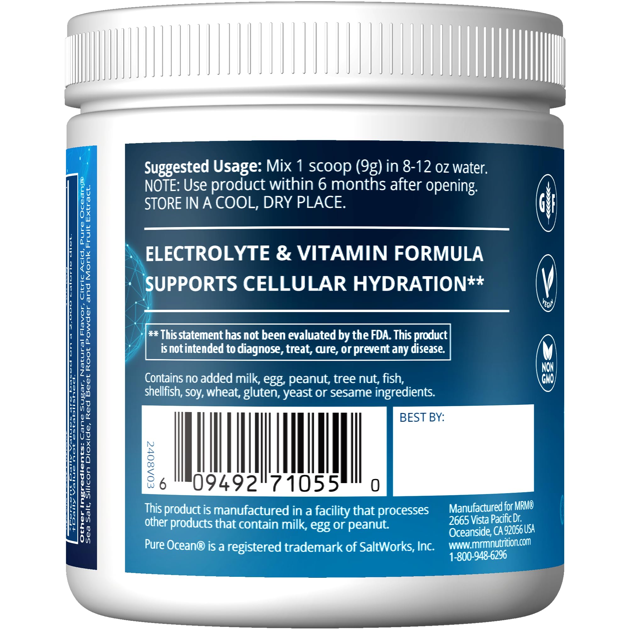 Hydration+ Orange Mango powder being measured