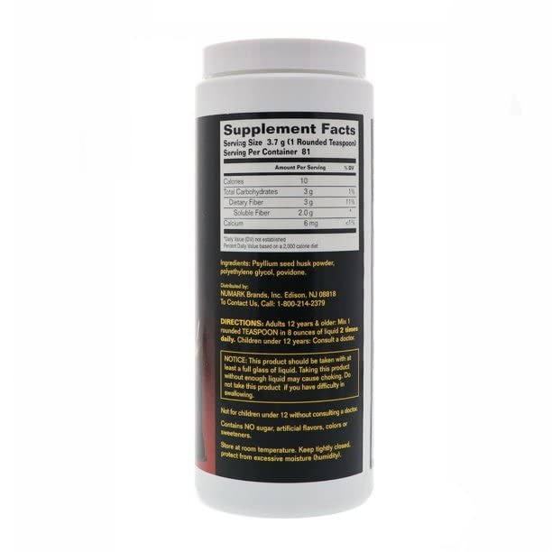 Close-up of Hydrocil Instant psyllium fiber powder