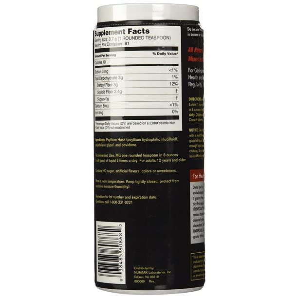 Pack of 3 Hydrocil Instant dietary fiber bottles on display
