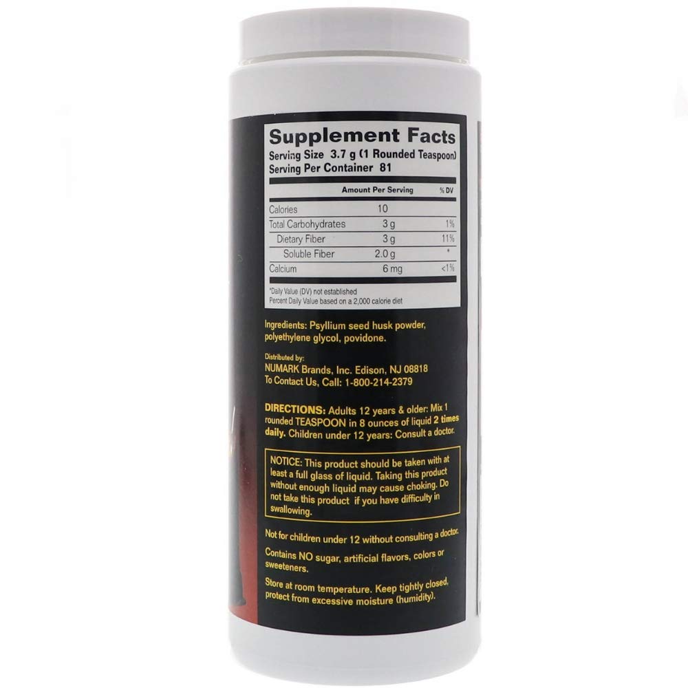 Psyllium fiber powder dissolving in liquid for Hydrocil Instant