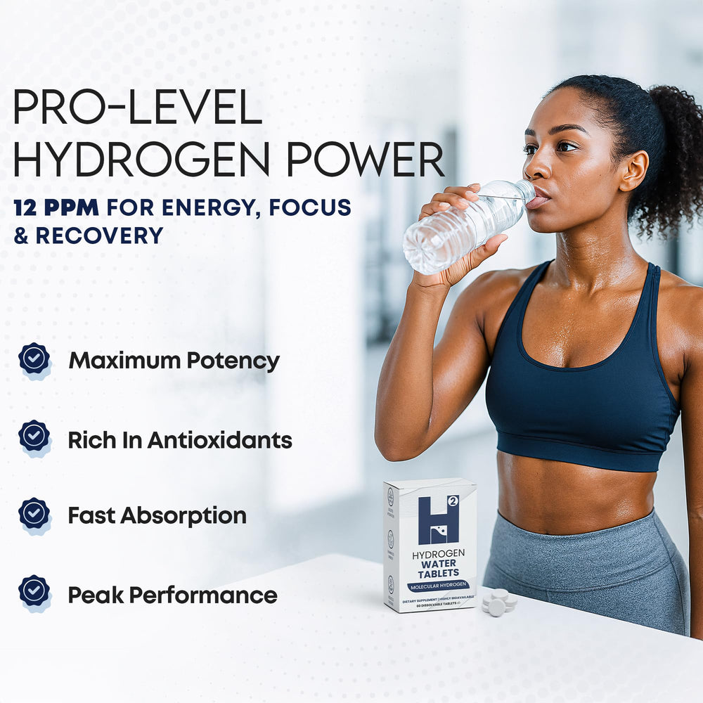 Unflavored hydrogen water tablets packaging