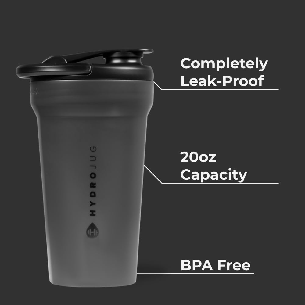 Durable BPA-free interior of Hydrojug shaker bottle – easy to clean