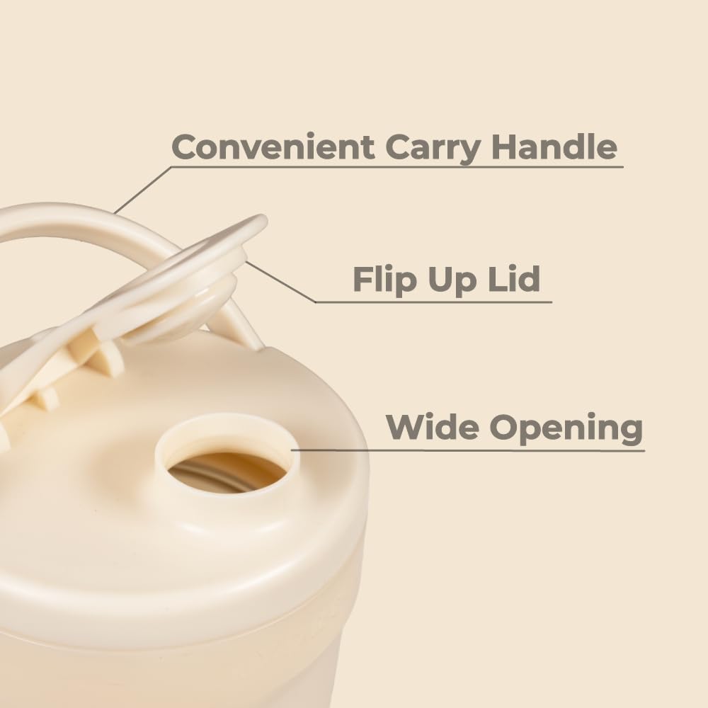 Durable BPA-free material and easy-clean interior of Hydrojug 20 oz