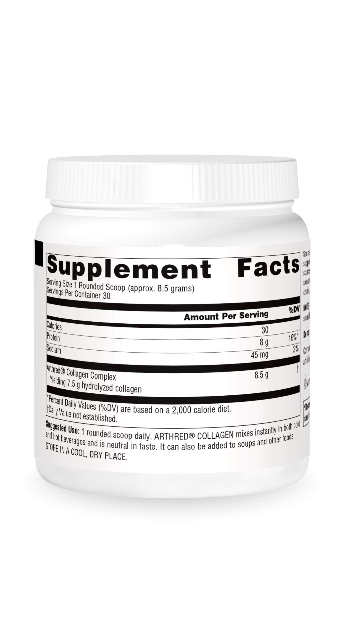 Graphic illustration of hydrolyzed collagen peptides