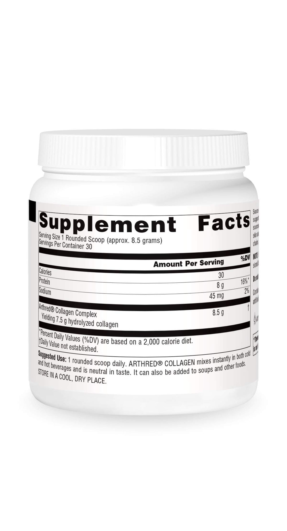 Graphic illustration of hydrolyzed collagen peptides