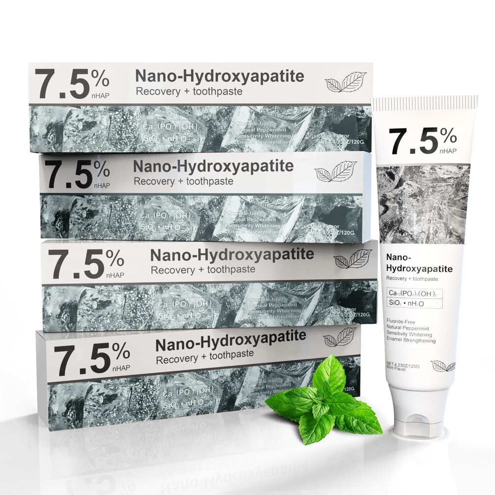 Hydroxyapatite toothpaste tube enabling enamel protection