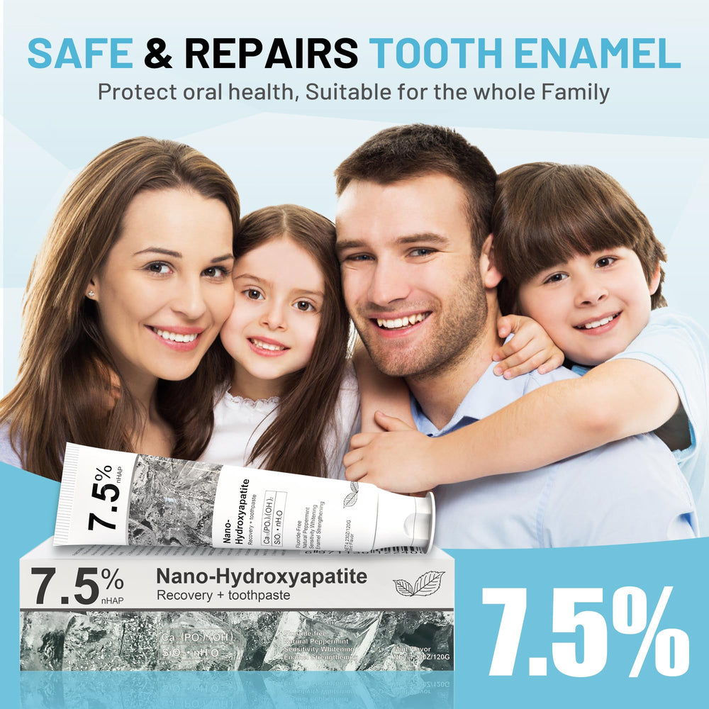 Fluoride-free toothpaste for safe enamel protection