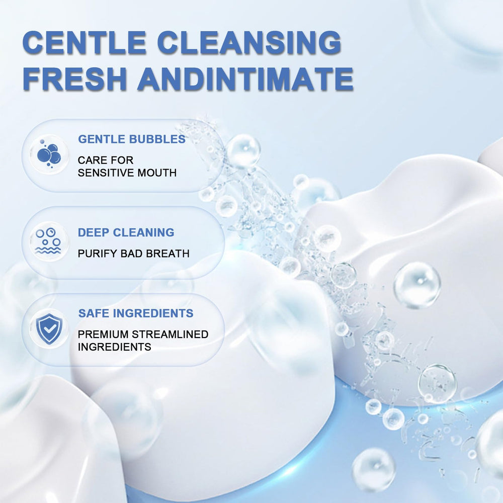 Hydroxyapatite toothpaste Gentle Mint tube with mint accents