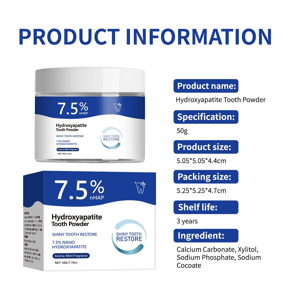 Refreshing mouthfeel concept for toothpaste powder
