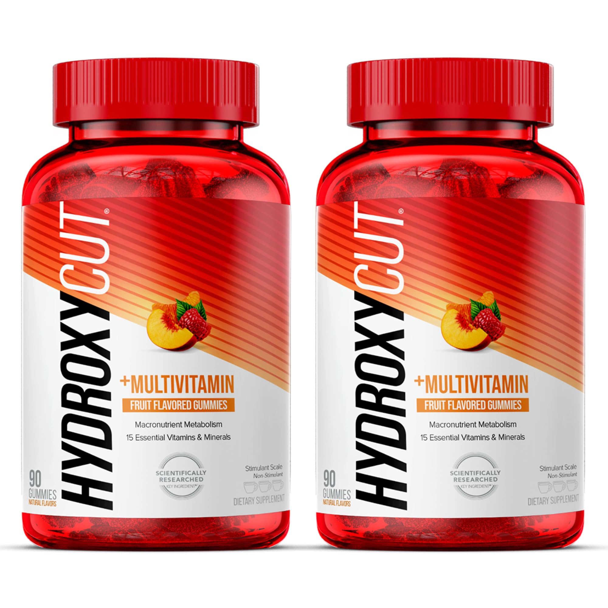 Hydroxycut Gummies Pack 2 bottle front