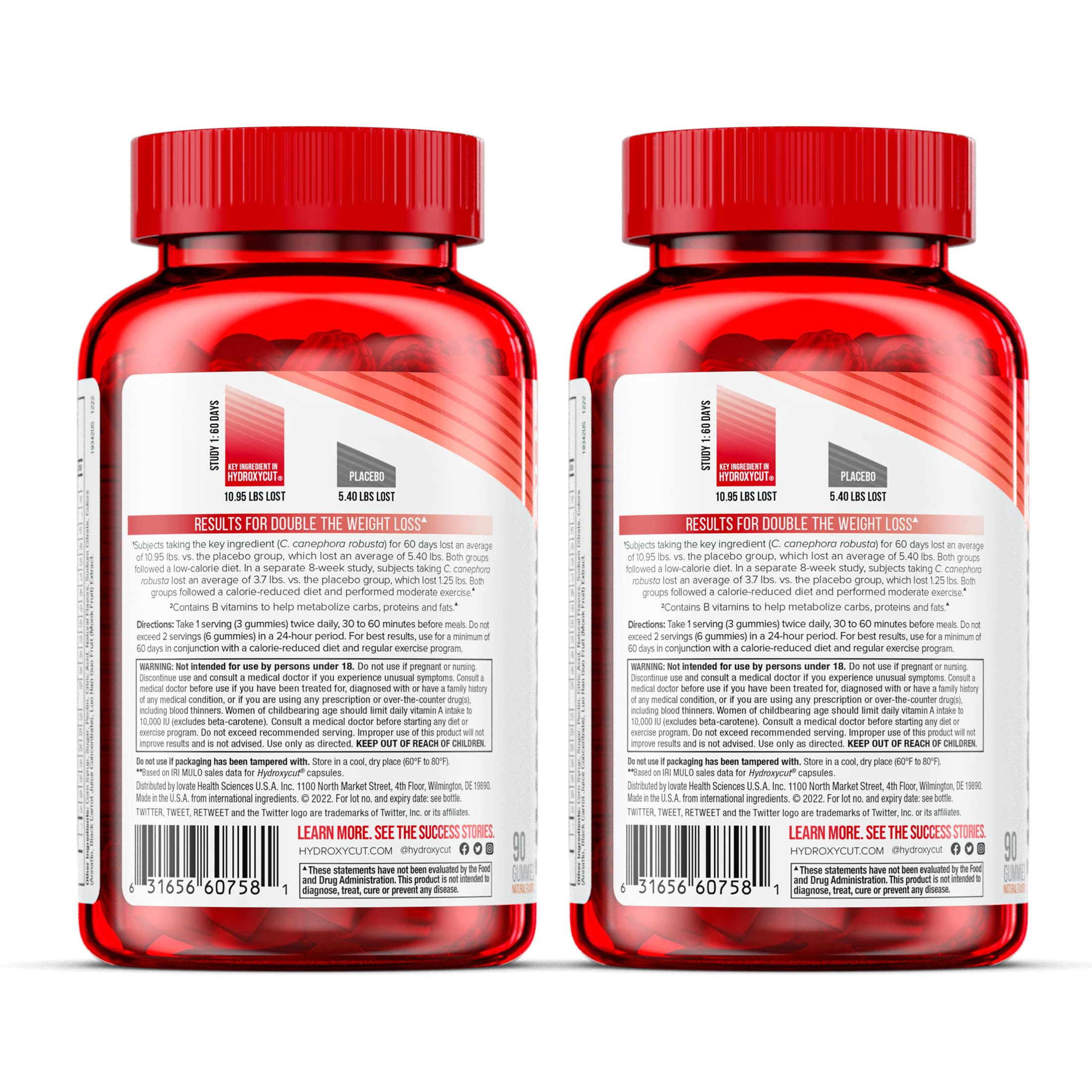 Two gummies serving suggestion