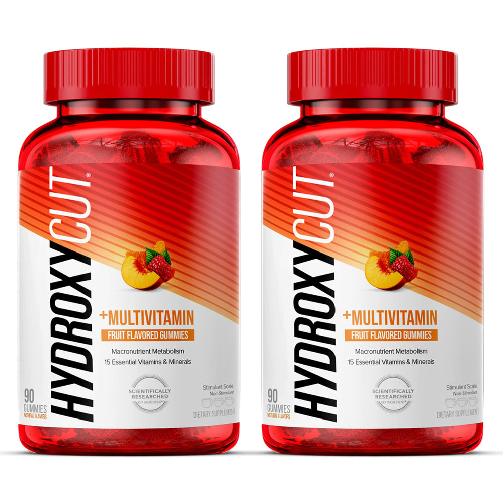 Hydroxycut Gummies Pack 2 bottle front view