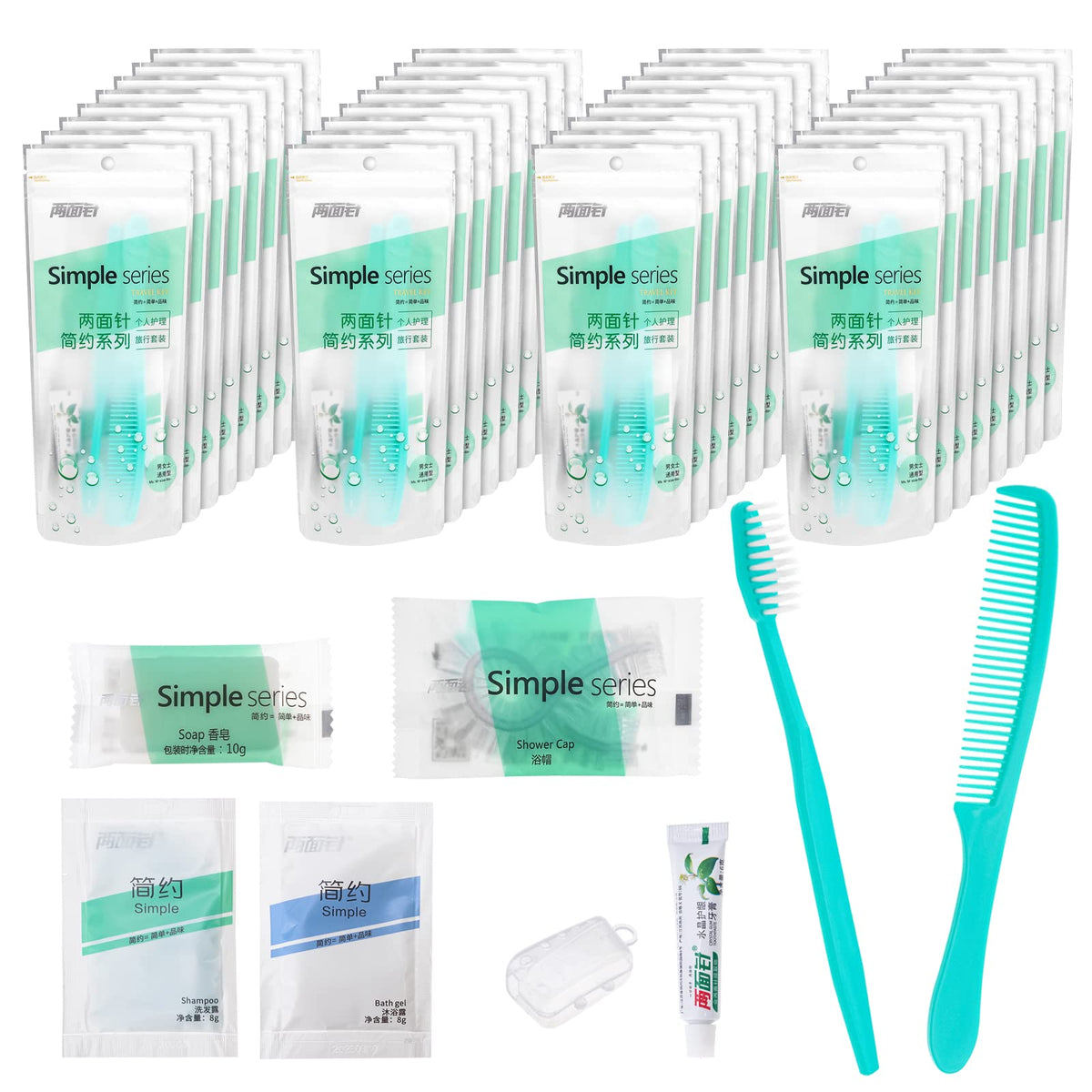 Hygiene Kit Bulk 50 sets - individually packaged