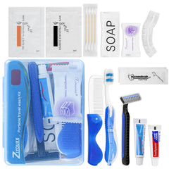 Hygiene kit bulk with folding design in a compact 10-pack.