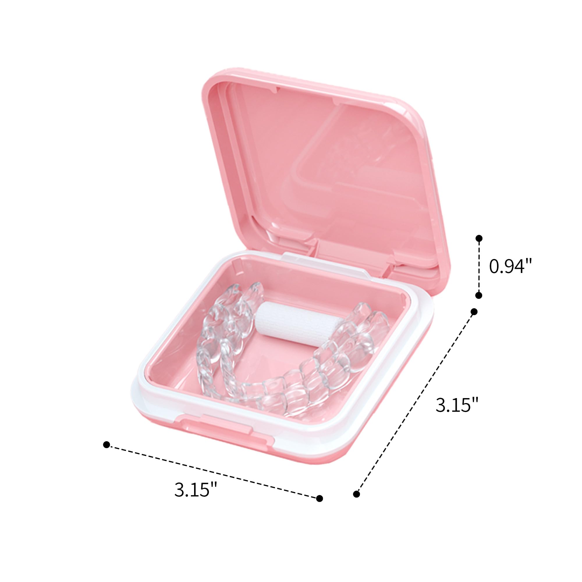 Orthodontic aligners case and dental mouth guard holder