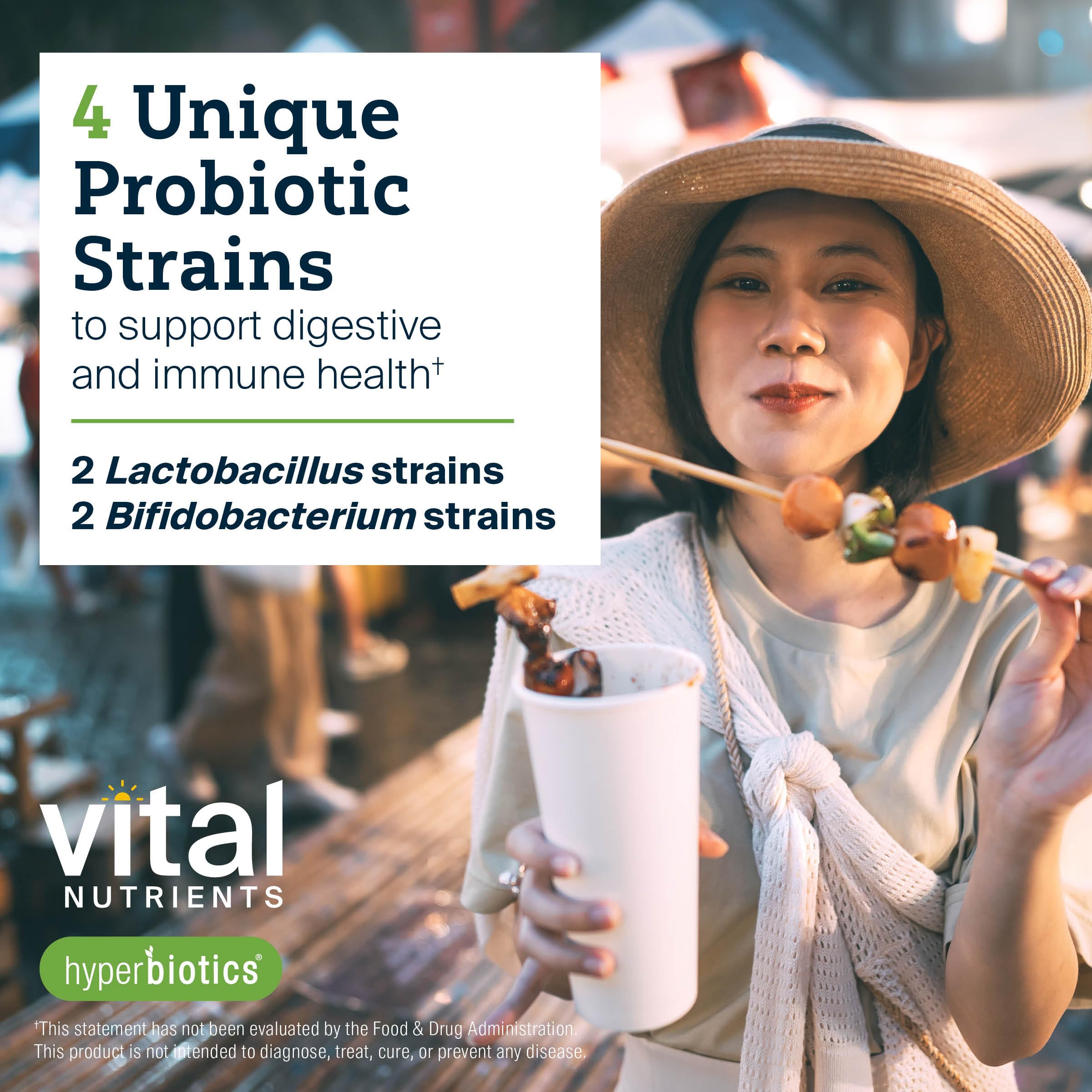 Shelf-stable allergen-free kids probiotic bottle