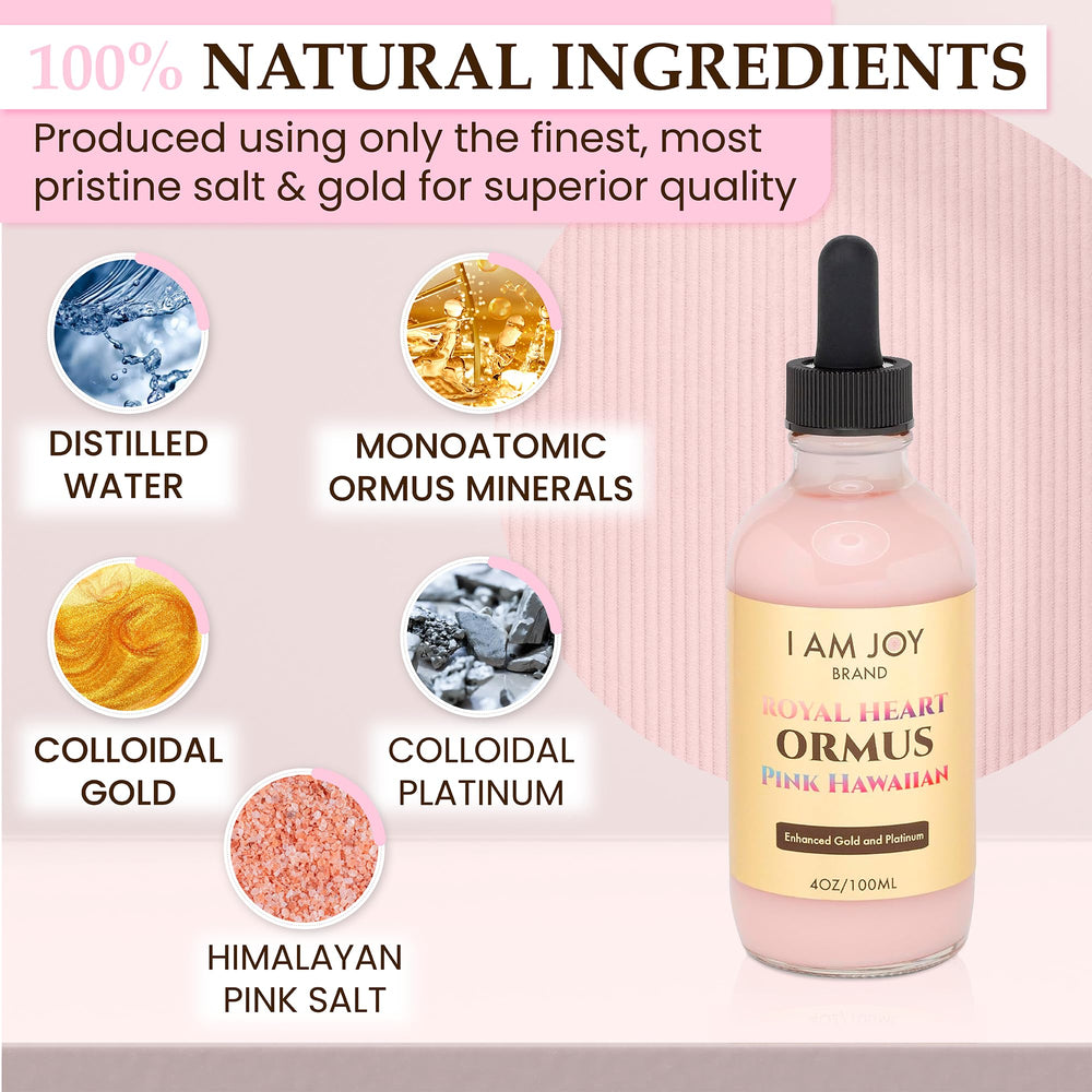 Premium salt and enhanced platinum components for Ormus