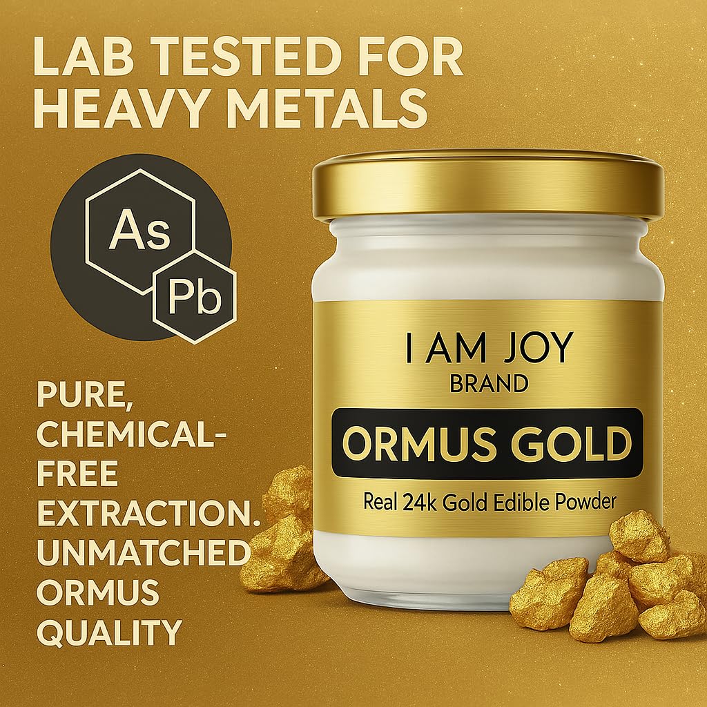 I Am Joy Ormus powder packaging and jar