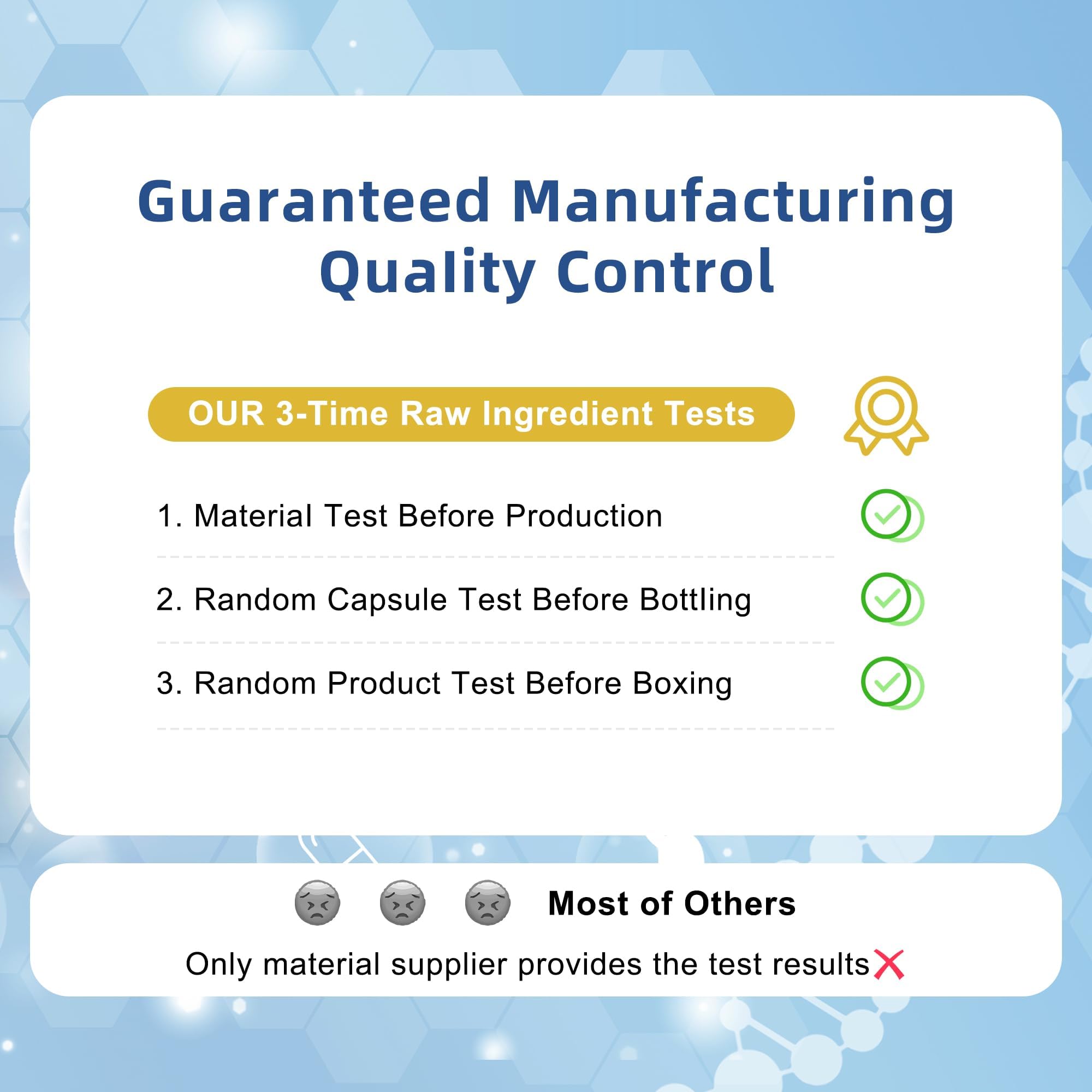 Eurofins third-party lab tested certification