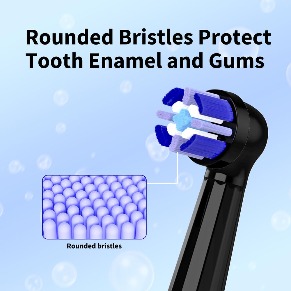 Precision zoned bristles with curved cutouts