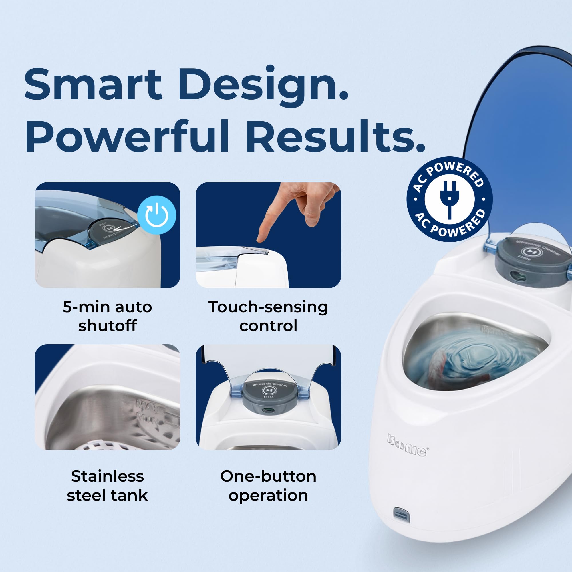 Plastic tray included with the unit