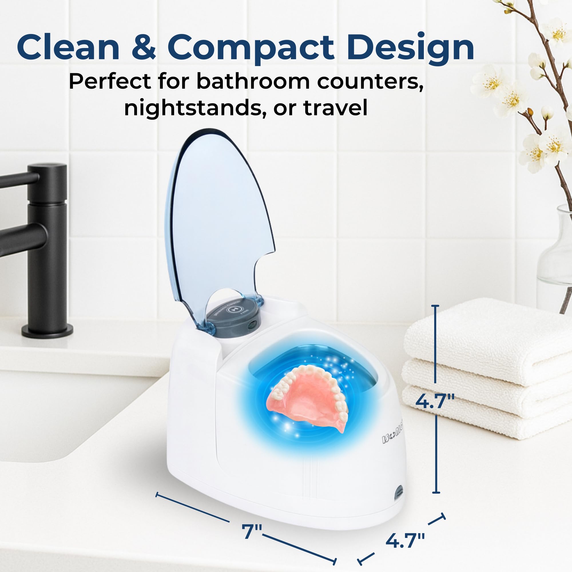 Compact footprint and dimensions of the F3900