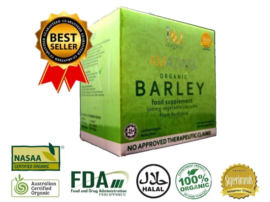 Set of IAM Worldwide barley capsule box and bottle