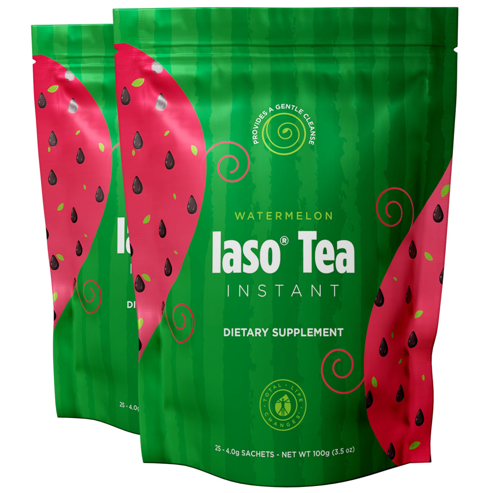IASO Instant Tea Watermelon sachet packaging