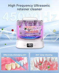 UV lights inside IAULF cleaner for secondary cleaning